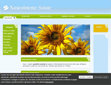 Tablet Screenshot of naturalmentesalute.com